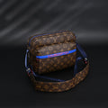 Louis Vuitton Trio Messenger Bag Monogram Canvas Blue Strap Crossbody Pouch
