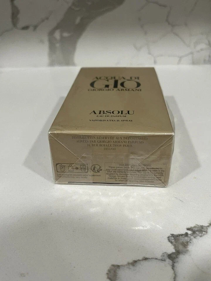 Giorgio Armani Acqua Di Giò Absolu Eau de Parfum for Men 2.5 oz (75 ml) – New & Sealed